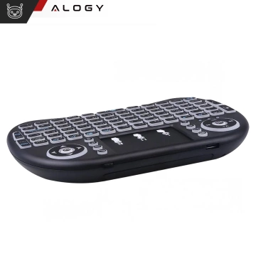 Alogy wireless mini keyboard backlit 3 colors touchpad