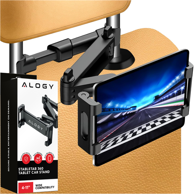 Alogy headrest car holder for phone/tablet Black