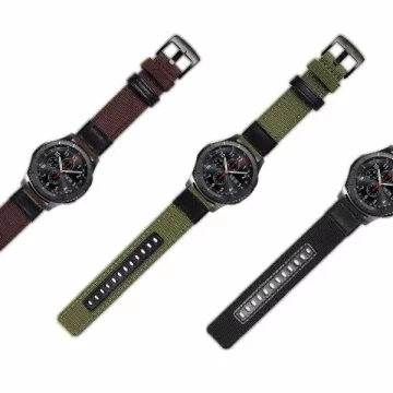 Remienok na inteligentné hodinky Beline Weekender univerzálny do 20mm čierna/čierna