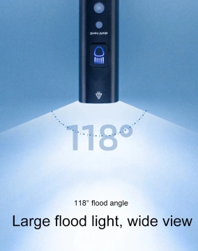 Rockbros V9M-1000 přední světlo na kolo 1000lm - černé