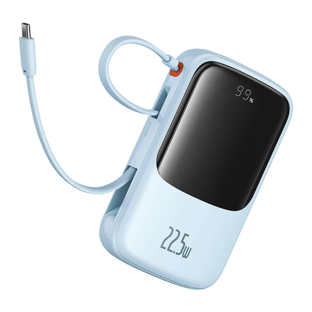 Powerbank Baseus Qpow Pro+ 22.5W 10000mAh USB-C Niebieski
