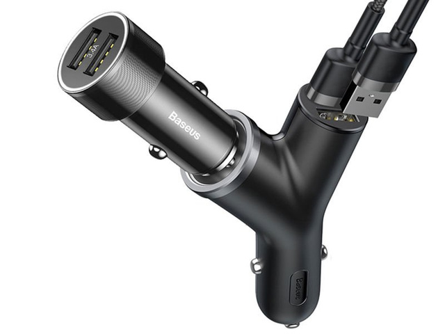 Autonabíjačka Baseus Y 3,4A, 2x USB port zapaľovača