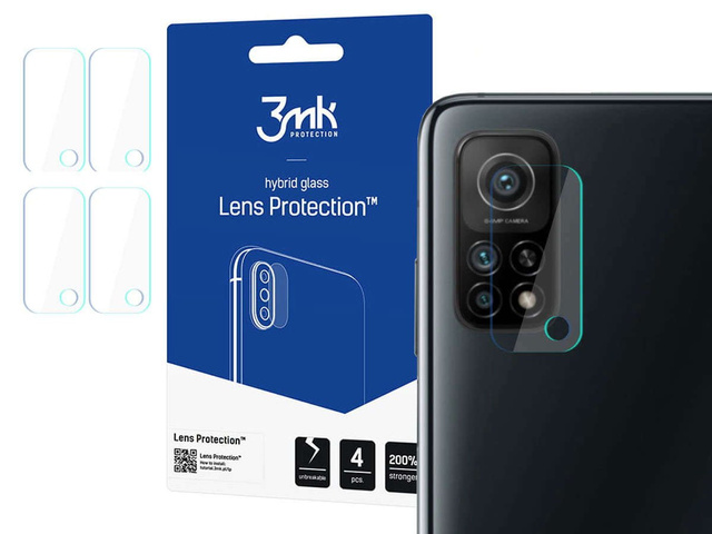 Sklo fotoaparátu x4 Lens 3mk Ochrana objektívu pre Xiaomi Mi 10T 5G/ 10T Pro 5G