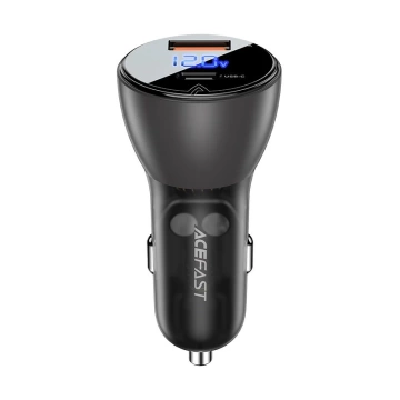 Acefast autonabíjačka 63W USB Typ C / USB, PD3.0, PPS, QC3.0, AFC, FCP, SFCP čierna (B6 čierna)
