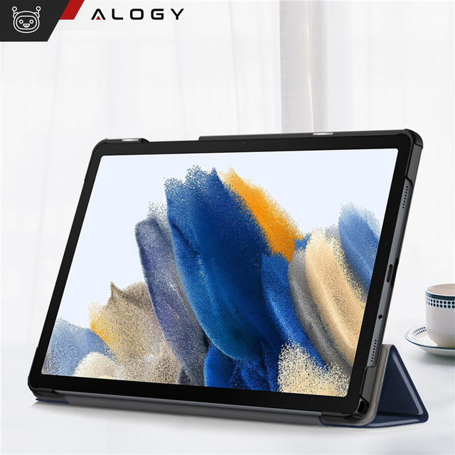 Pouzdro pro Samsung Galaxy Tab A9 Plus 2023 11" (X210/X215/X216) Tablet Flip Cover Book Cover Pouzdro Alogy Navy Blue Glass