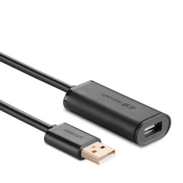 Активний подовжувач UGREEN USB 2.0 480 Мбіт/с 5 м чорний (US121 10319)