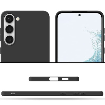 Etui na telefon do Samsung Galaxy S23 5G - 3mk Matt Case black