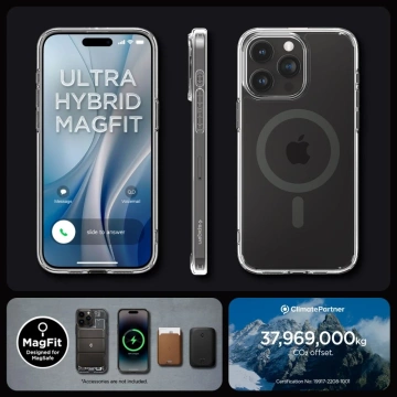 Spigen Ultra Hybrid Mag MagSafe Case for Apple iPhone 15 Pro Graphite