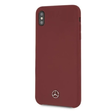 Ochranné pouzdro Mercedes MEHCI65SILRE pro Apple iPhone XS Max červené/červené pevné pouzdro Silicone Line