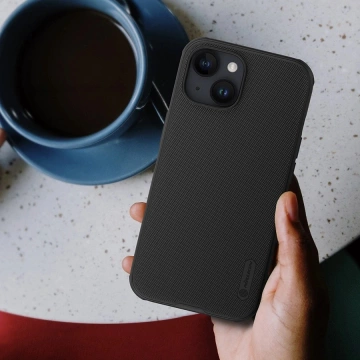 Nillkin Super Frosted Shield Pro reinforced case for iPhone 15 Plus - black