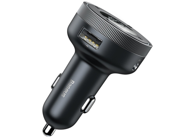 Baseus Enjoy Car Charger 3,4A FM vysílač černý