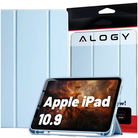 Чохол для Apple iPad 10 покоління. Чохол для планшета 10.9" 2022 Alogy Smart Case Pencil Holder Blue