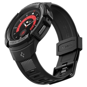 Pasek Spigen Rugged Armor „Pro“ für Samsung Galaxy Watch 5 Pro (45 mm) Schwarz