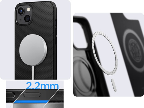 Чохол MagSafe Spigen Mag Armor для Apple iPhone 13 Matte Black