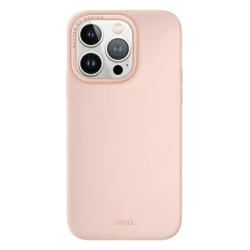 Puzdro UNIQ Lino Hue pre iPhone 14 Pro Max 6,7" Magclick Charging ružové/červené ružové