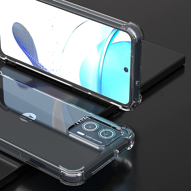 Etui Ochronne Flexair Pro obudowa na telefon do Motorola Moto G53 5G Clear case przezroczyste