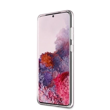 US Polo lesklé pouzdro na telefon Samsung Galaxy S20 černá / černá
