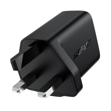 Acefast wall charger GaN (UK plug) USB Type C 30W, Power Delivery, PPS, Q3 3.0, AFC, FCP white (A24 UK white)