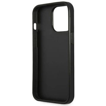 Etui Guess GUHCP14LPSATLK für Apple iPhone 14 Pro 6,1" Czarny/Black Hardcase SaffianoTriangle Logo