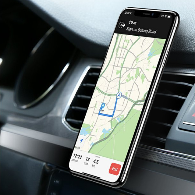 Uchwyt samochodowy Magnetic MagSafe Vent Car Mount uchwyt do auta do telefonu do kratki wentylacyjnej do MagSafe Czarny