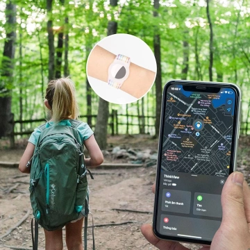 Нейлоновий ремінець для дітей Apple AirTag Lime
