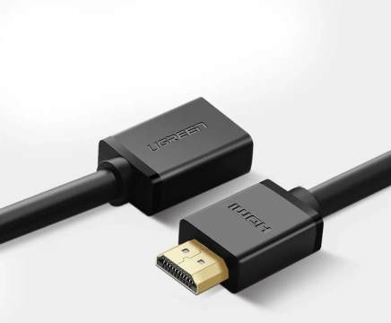 Кабель UGREEN подовжувач HDMI (розетка) - HDMI (папа) 19 pin 1.4v 4K 60Hz 30AWG 2m чорний (10142)