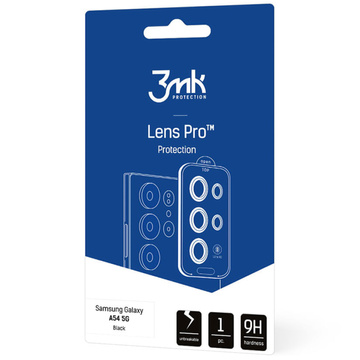 Скло для Samsung Galaxy A54 5G Camera Protector Lens 3mk Lens Protection Pro Black Protective Cover