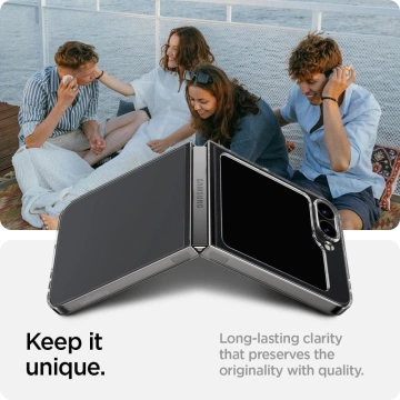 Etui Spigen AirSkin pre Samsung Galaxy Z Flip 6 Crystal Clear