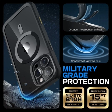 Etui Supcase UB Mag MagSafe für iPhone 16 Pro Schwarz