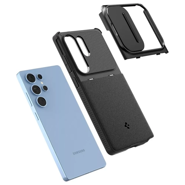 Etui für Samsung Galaxy S25 Ultra Schwarz Spigen Optik Armor