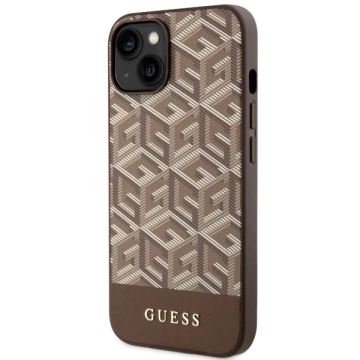 Etui Guess GUHMP14SHGCFSEW na iPhone 14 6,1" pevný obal GCube Stripes MagSafe