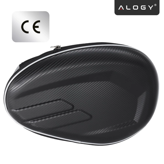 Motorrad-Satteltasche 38–58 l – Tasche, Seitenkoffer, Soziustasche, wasserdicht, robustes Material, verstellbar für Motorräder – Alogy RoadPack™ Schwarz