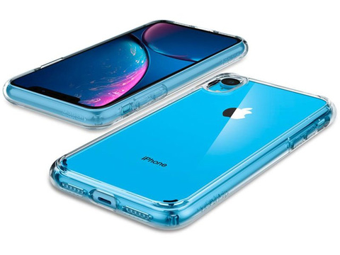 Spigen Ultra Hybrid Apple iPhone Xr Hülle Kristallklares Alogieglas