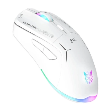 Onikuma CW917 RGB 4800 DPI Wireless Gaming Mouse White