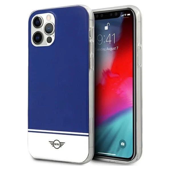 Pevné pouzdro na telefon Stripe Collection pro iPhone 12/12 Pro navy/navy