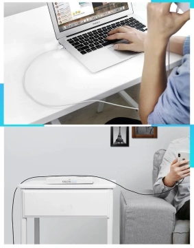 Кабель Ugreen USB - Lightning MFI 2m 2.4A білий (20730)