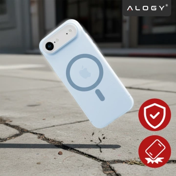 Etui do Apple iPhone 17 Air – matowa obudowa do MagSafe z ochroną obiektywu, smukłe i odporne na zarysowania, idealne dopasowanie – Alogy Skinny MatteCase™ Sky Blue
