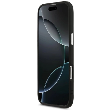 Etui Guess Triangle Logo MagSafe na iPhone 17 Air - Czarne