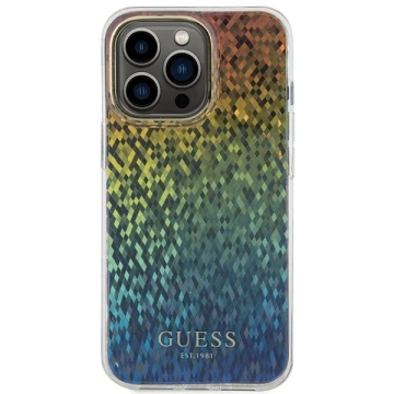 Etui Guess GUHCP15XHDECMI для iPhone 15 Pro Max 6.7" wielokolorowy hardcase IML Faceted Mirror Disco Iridescent