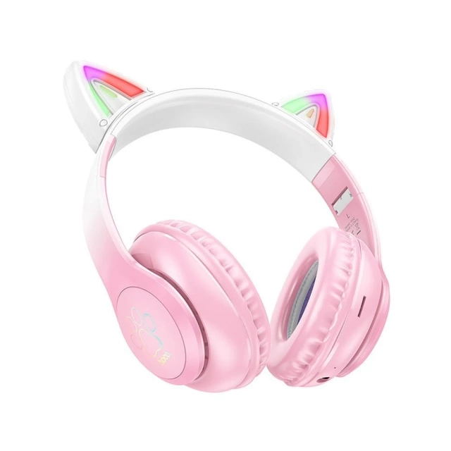 Bezdrôtové slúchadlá HOCO W42 Cat Ears Cherry Blossom Bluetooth