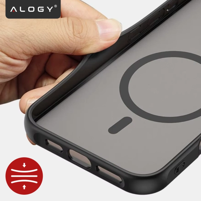 Набір чохлів Alogy 3in1 Case Pack™ – чорний гібридний чохол MagSafe з 2 захисними плівками із загартованого скла для Apple iPhone 17 Pro Max