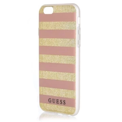 Guess GUHCP6STGPI iPhone 6/6S рожевий жорсткий чохол Ethnic Chic Stripes 3D