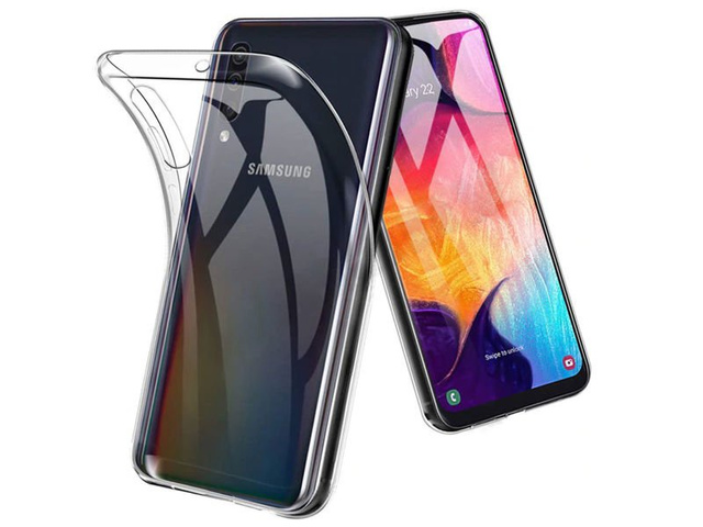 Alogy Silikonhülle Hülle für Samsung Galaxy A30S / A50 / A50S transparent
