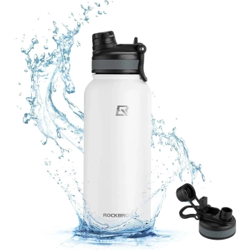 Rockbros 35210029005 cyklistická termolahev na nápoje 530 ml - bílá