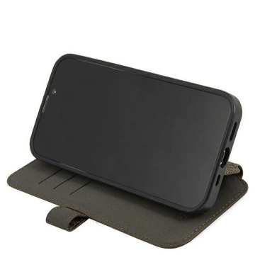 Etui Guess GUBKP13X4GMGBR do Apple iPhone 13 Pro Max 6,7" brązowy/hnedá kniha 4G Big Metal Logo