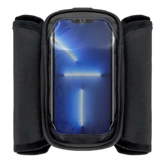 Wozinsky Fahrradrahmentasche Fahrradtasche wasserdichte Handyhülle 1,5l Schwarz (WBB26BK)