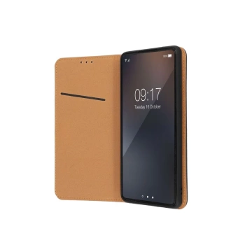 Kožené pouzdro SMART PRO s chlopní a pouzdrem pro iPhone 15, černé