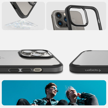 Etui obudowa puzdro Spigen Ultra Hybrid pre Apple iPhone 14 Pro Matte Black