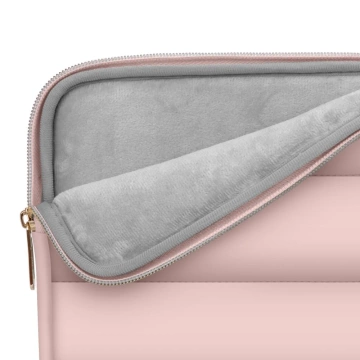 Etui Tech-Protect Puffy 13-14" Dusty Rose + Mini Pokrowiec