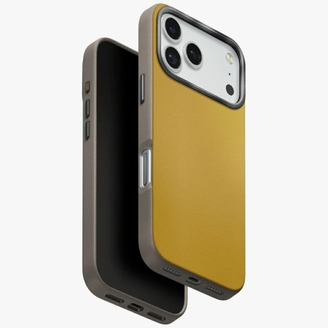 Etui Ochronne do iPhone 17 Pro UNIQ Lyden DS Magclick Yellow/Grey